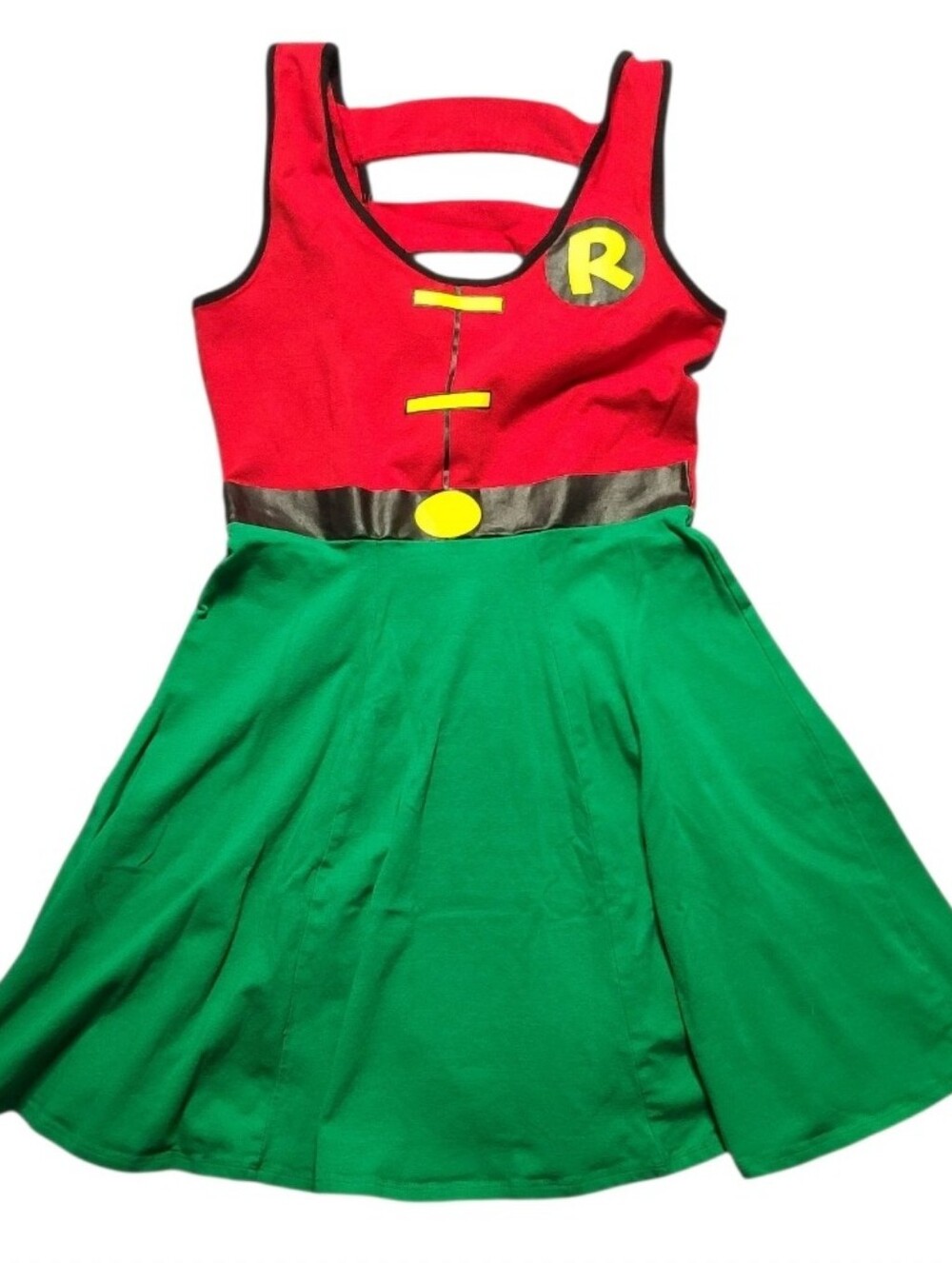 💥 DC Comics Originals Robin Cosplay Skater Dress Costume Bioworld Small S/P